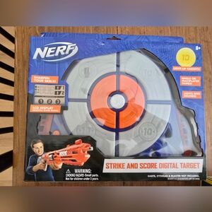 Nerf Digital Target with Orange and Blue